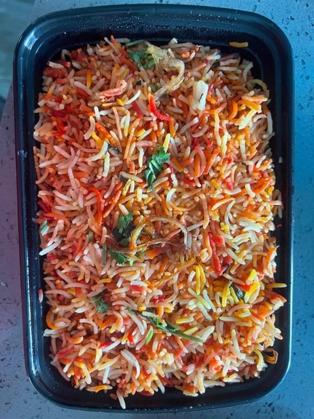 Paneer 65 Biryani.